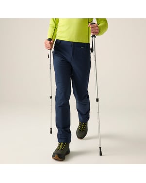 Regatta Mens Geo Softshell Hiking Trousers (Navy)