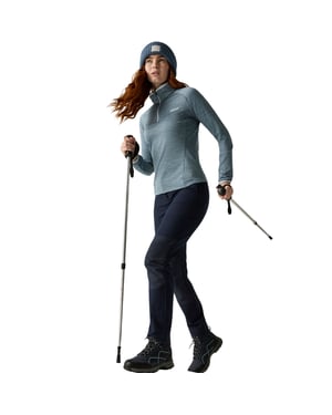 Regatta Womens/Ladies Questra V Hiking Trousers (Navy)