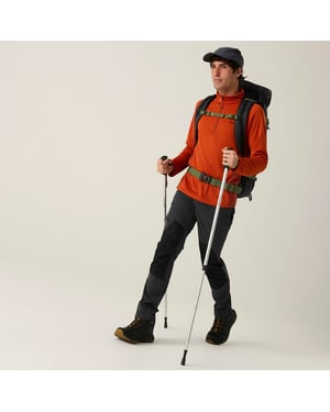 Regatta Mens Questra Hiking Trousers (Ash/Black)