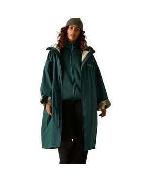 Regatta Unisex Adult Brush Stroke Changing Robe (Deep Pine)