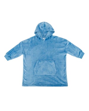 Star Oversized hoodie met capuchon voor kinderen (Blauw)