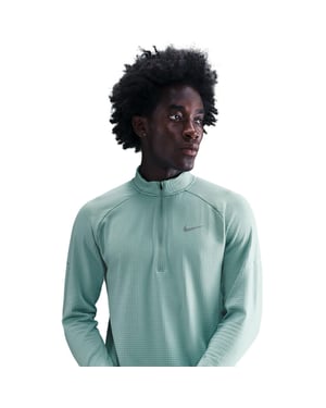 Nike Hardloop-basislaagshirt met kwartrits voor heren (Kanon)