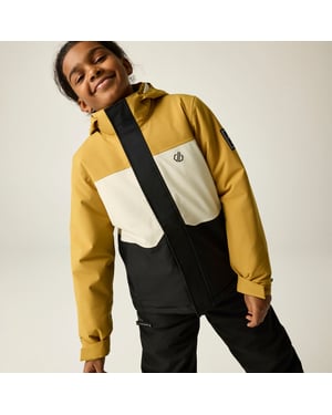 Dare 2B Send It II-skijas voor kinderen (Hout Bruin/Zwart)