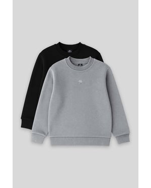 Sweatshirt voor jongeren met ronde hals