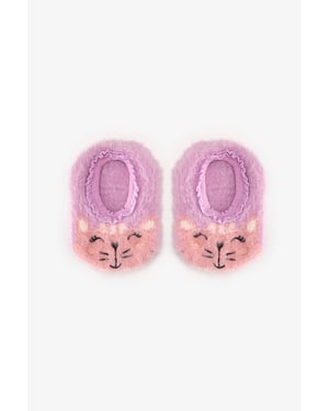 Penti meisjespantoffelsokken met kattenmotief