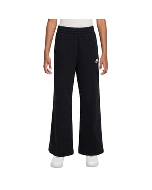 Nike Girls Club fleece joggingbroek met ruime pasvorm (Zwart)