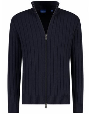 Vest Blue Industry donkerblauw gebreid