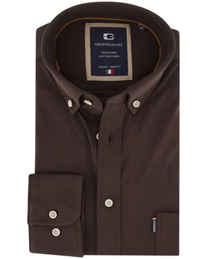 Overhemd Giordano bruin jersey