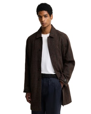 Overjas Barbour bruin wol