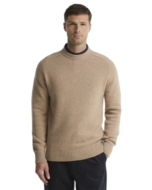 Trui Barbour camel lamswol