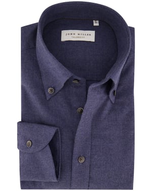 Overhemd John Miller blauw