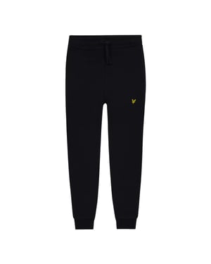 Lyle & Scott Klassieke joggingbroek met logo voor kinderen (Jet Zwart)