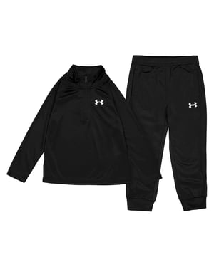 Under Armour Träningsset med dragkedja för pojkar (Svart)