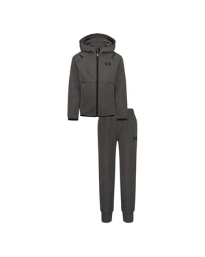 Under Armour Childrens/Kids Hoodie en Joggers Set (Grijs/Zwart)