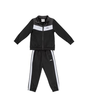 Slazenger Kinderen/Kinderen Trainingspak (Zwart/Kool)