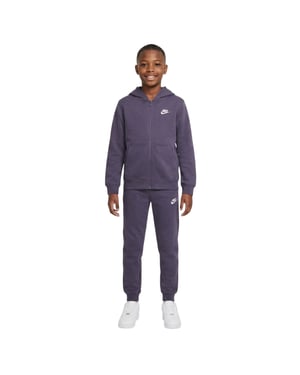 Nike Träningsdräkt i Core Fleece för pojkar (Russin)