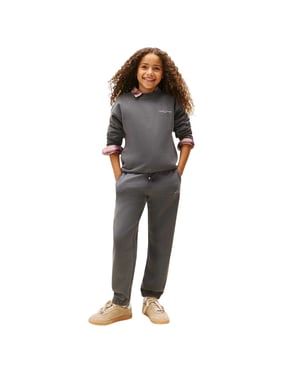 Tommy Hilfiger Set met lange mouwen en ronde hals voor kinderen (Gewassen Zwart)