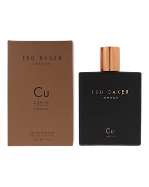 Ted Baker Tonics Cu Copper Eau De Toilette 100ml Spray for Him