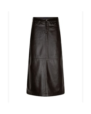 Red Button Rok srb5078 aline faux leather espresso