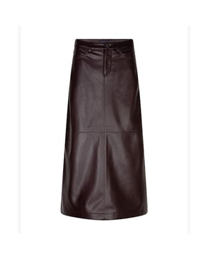 Red Button Rok srb5078 aline faux leather burgundy