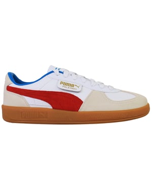 Puma Palermo Mens White/Red Trainers