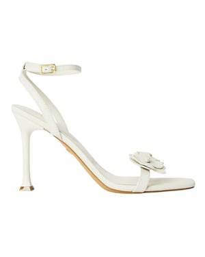 Aldo Dames-hoge hakken met slingback en bloemenprint van Daisylily (Wit)