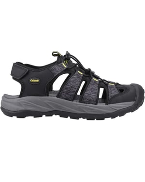 Cotswold Minster-sandalen voor heren (Zwart)