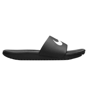 Nike Kinderen/Kids Kawa platte slippers met één bandje (Allemaal zwart)
