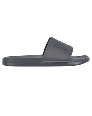 Everlast Heren Godan-slippers met gewatteerde bandjes (Grijs)