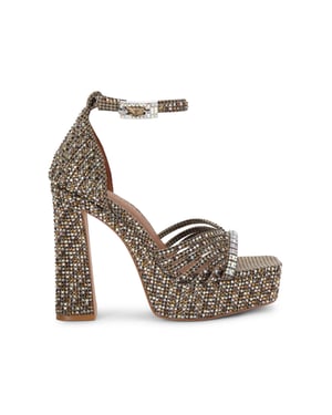 Kurt Geiger London  Crystal Strap Platform Sandals