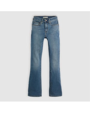 Women's Levis 725 High Rise Bootcut Blue Wav in HINT OF TINT