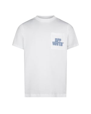 Men's Off White Off Slm Fit Hand Arr in White
