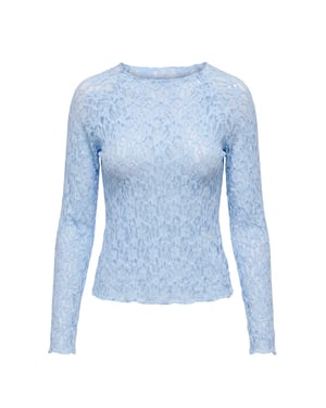 TRENDYOLMİLLA Dames Donkerblauw Effen Lang Getailleerd Blouses