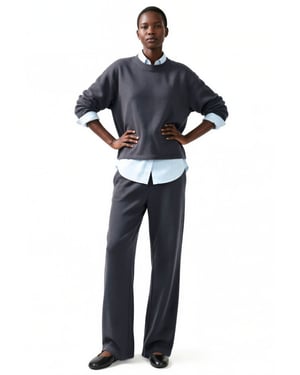 2-Piece Cotton Sweatshirt Set