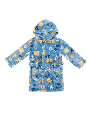 Star Fleece-badjas met capuchon voor babyjongens in piratenstijl (Veelkleurig)