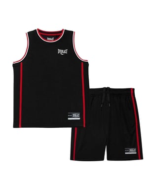 Everlast Set med överdel och underdel i polyester för barn (Svart/röd)