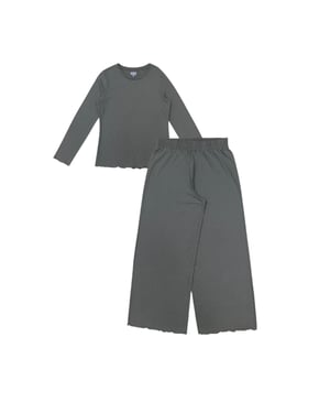 Linea Lichtgewicht pyjamaset van katoen voor dames (Groen)