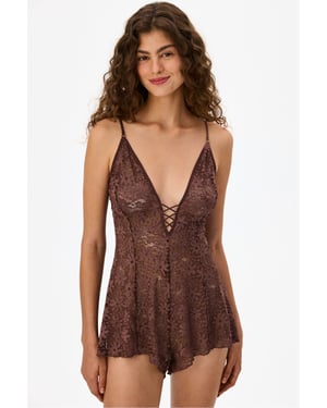 Women Lace Bodysuit