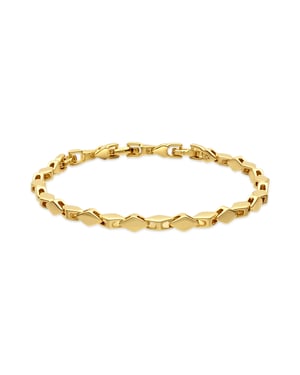 Luxenter armband afgewerkt in 18 karaats geelgoud - Mone
