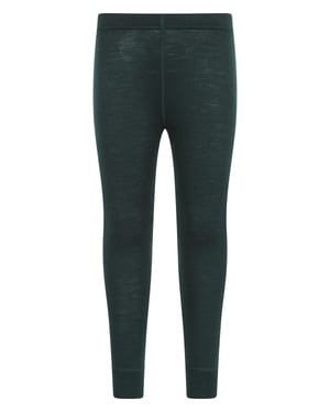 'Merino II' Kids Thermal Base Layer Trousers Breathable Winter Pants Dark Green