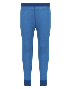 'Merino II' Kids Thermal Base Layer Trousers Breathable Winter Pants Blue/Navy