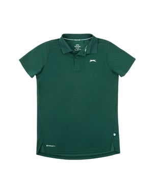 Slazenger Lichtgewicht poloshirt voor jongens (Bosgroen)