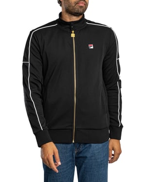 Fila Eldon Piping Trainingsjack, Zwart