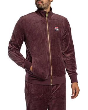 Fila Nero Velours Trainingsjack, Purper