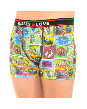 Men's breathable fabric boxer Comic Model KL10007