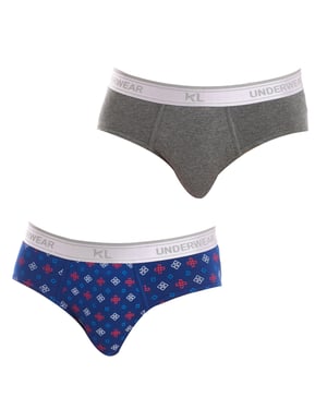 Pack-2 Basic Briefs breathable fabric KL2014 man