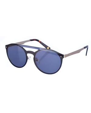 Unisex ALEX Oval Shape Metal Sunglasses