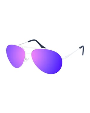Maxy women's oval-shaped metal sunglasses