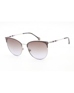 Carolina Herrera CH 0037/S Solglasögon PALLADIUM LILA / BRUN SH VIOLETT