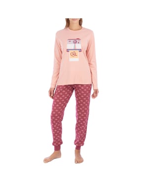 KLP1 women's long-sleeved winter pajamas